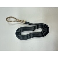 Adorne-Loop Buckle Fine Leather Belt-Black