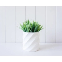 Rayell Simon Pot Planter - White