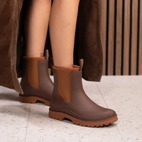 Los Cabos Amelia Rain Boot - Chocolate