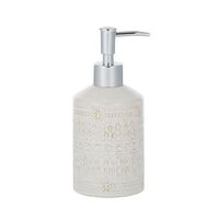 Casa Regalo-Liberty Ceramic Soap Dispenser 8x17.5cm-Natural