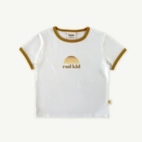 Banabae Rad Kid Classic Ringer Organic Cotton Tee