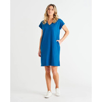 Betty Basics Zena T-Shirt Dress - Persian Blue