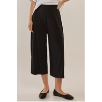Betty Basics Crystal Crop Jogger - Black