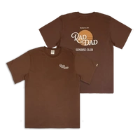 Banabae Rad Dad Sunrise Club Tee - Dark Choc