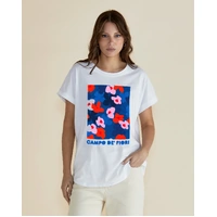 Betty Basics Hailey S/S Tee - Campo De'Fiori Print
