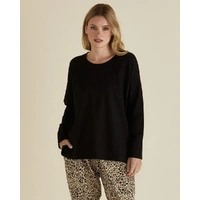 Betty Basics Brixley Long Sleeve Top - Black