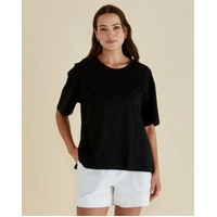 Betty Basics Boxy Tee - Black