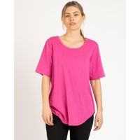 Betty Basics-Ariana Tee-Fuchsia