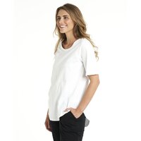 Betty Basics-Ariana Tee-White