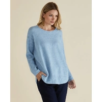 Betty Basics Soho Knit Sweater - Powder Blue