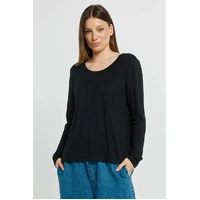 Betty Basics Westin Blended Wool Tee - Black