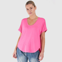 Betty Basics Adelaide Tee - Rouge