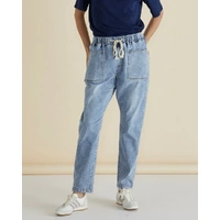 Betty Basics Haven Straight Leg Jean - Light Blue Wash