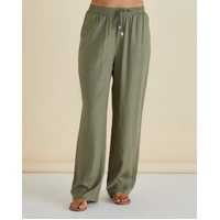 Betty Basics Zaza Relaxed Pant - Olive