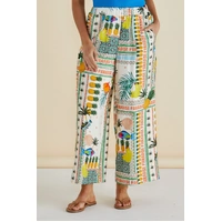 Betty Basics Sable Wide Leg Pant - Paradise Print