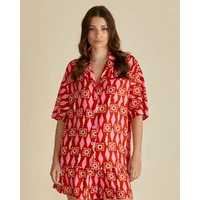 Betty Basics Copacabana Shirt - Sardinia Geo Print