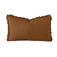 Bambury Linen Cushion 30x60cm - Hazel