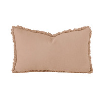 Bambury Linen Cushion 30x60cm - Tea Rose