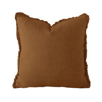 Bambury Linen Cushion 50x50cm - Hazel