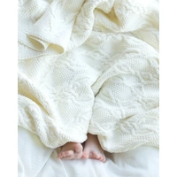 Toshie Organic Blanket Bowie - Cream