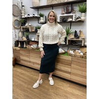 Into Knit Skirt - Green