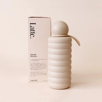Fox & Fallow The Bubble Reusable Water Bottle - Latte