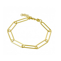 Urbanwall Jewellery Silver Essentials Bracelet - Gold