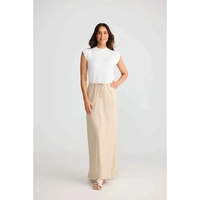 Brave+True Hettie Bias Skirt - Natural
