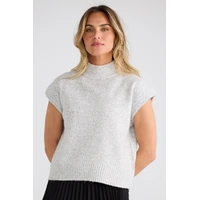 Brave + True Skyler Knit - Grey Marle