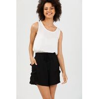 Brave+True-Totem Shorts-Black Silky