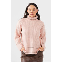 Brave+True Whistler Knit - Blush/Chocolate