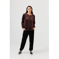 Brave+True Sierra Top - Chocolate Velvet