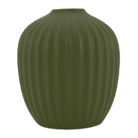 NF Living Grooved Bud Vase 11x13 - Green