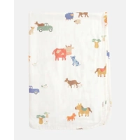 Toshi Muslin Wrap Arcadia - Station Hands