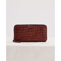 Juju & Co Large Basque Wallet - Amber