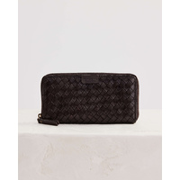 Juju & Co Large Basque Wallet - Chocolate