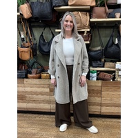 Fria Woolen Coat - Beige