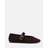 Novo Cade Ballet Flat - Espresso Suede