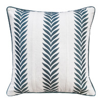 j.elliot Fern Cushion 50cm - Evergreen & Ivory