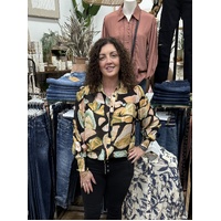 Cindy & Sami Floral Print Velma L/S Shirt - Mixed Print