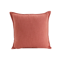 NF Living Linen Cushion 45x45cm - Rust