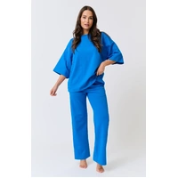 Cartel & Willow Sage Tee - Cobalt