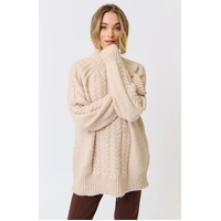 Cartel & Willow Sienna Knit - Oat Marle