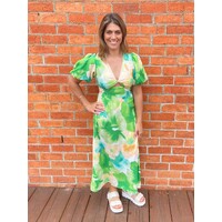 Pink Diamond Dress - Green