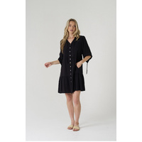 HQ Dress with Sleeve - Black