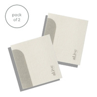 Al.ive Body Biodegradable Dish Cloth pack of 2