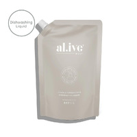 Al.ive Body Dishwashing Liquid Refill 900ml - Lemon & Pomegranate