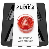 Drinks Plinks Letter A Ice Cube Mold Shapes
