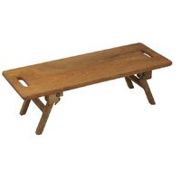 Davis & Waddell Landstead Mango Wood Rectangle Board with Collapsible Legs