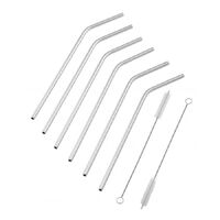 Davis & Waddel Stainless steel Straw 8 piece
